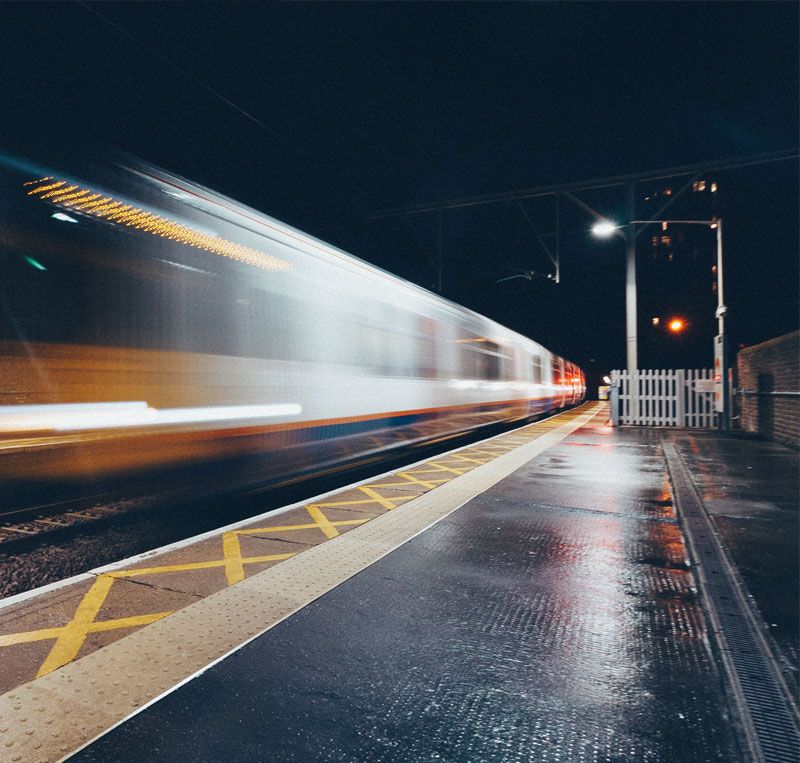 High-voltage power installation at UK railway station by ADY-HV